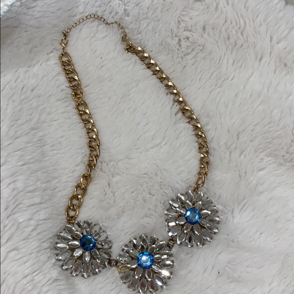 TopShop Spike Flower Necklace